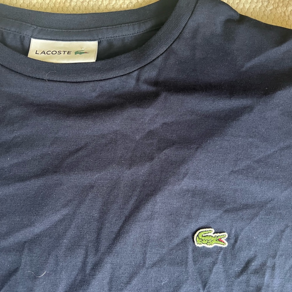 MEN'S LONG SLEEVE COTTON Lacoste NWOT - Picture 2 of 6
